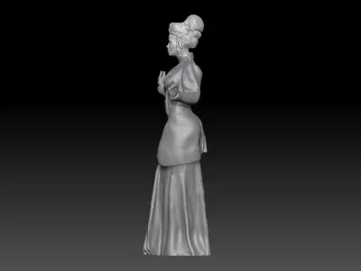 VICTORIAN ERA GIRL 2 3D print model