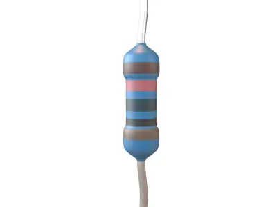 Resistors v1 002 Low-poly 3D model