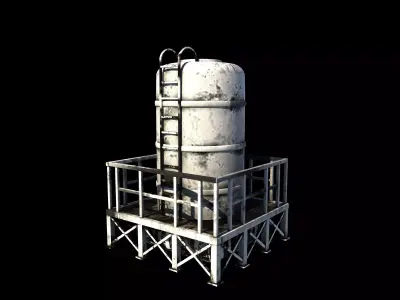 industrial storage tank 3D model purchase