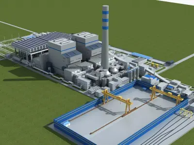 Power Station 2 3D model