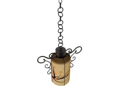 Lantern Free low-poly 3D model