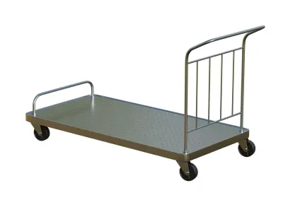 Roller Handcart Low-poly 3D model