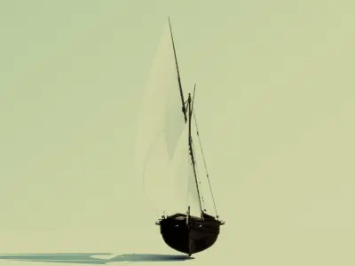 Pirate ship 3D model