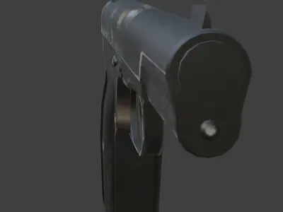 weapon tokarev Low-poly 3D model