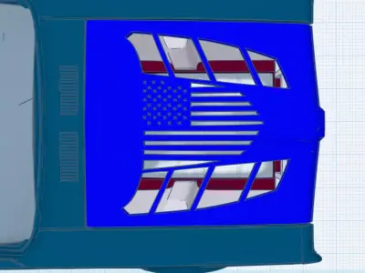 Custom Hoods addons for 67 Cougar Volume 5 3D print model