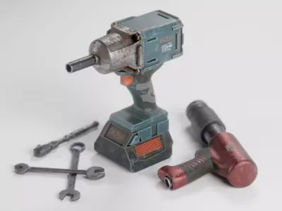 Garage Tools Free 3D model