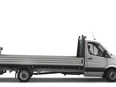 Freightliner Sprinter Dropside Tail Lift 2018 3D model