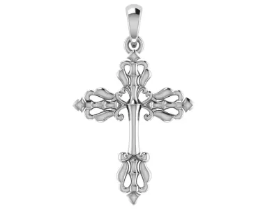 CROSS PENDANT CR173 3D print model