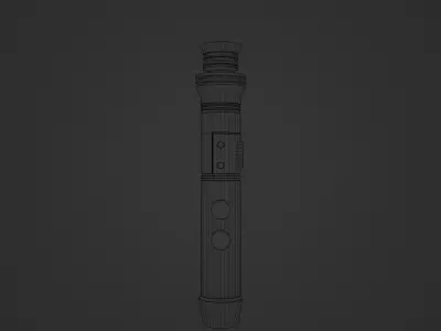 Adi Gallia Second Lightsaber Free 3D model
