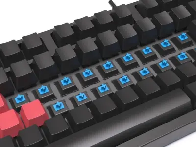 Keyboard 01 3D model