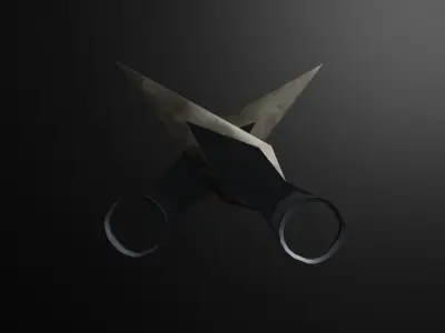 Kunai Low-Poly Free low-poly 3D model purchase