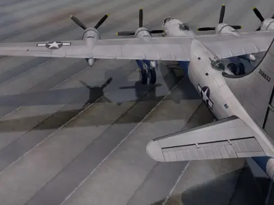 Consolidated B-32 Dominator 3D model