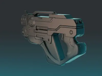 Weapons Set gun 3D model