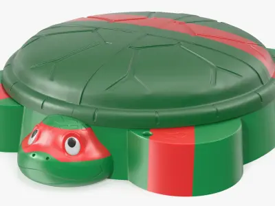 Ninja Turtle Sandbox with Raphael Mask 3D model