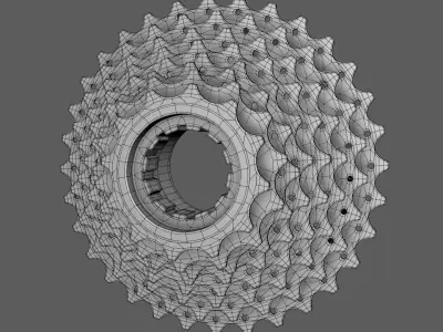 Pennum Shimano Acera HG41 8 Speed MTB Cassette 3D model