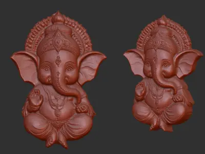  god ganesha pentant 3D print model