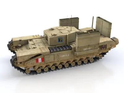 Churchill MK III - Betty 3D model