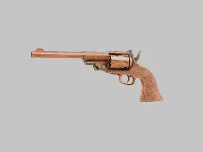 Revolver 3D Model 3D model purchase