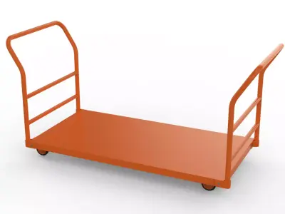 Generic Cart Heavy Duty Transport 02 3D model