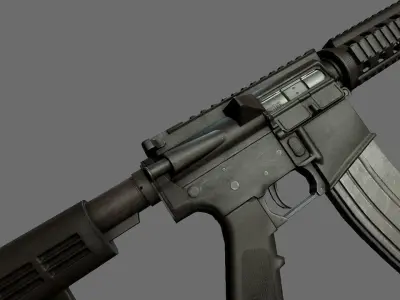 M4A1 Rifle Free low-poly 3D model