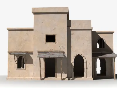 Arab x9 Low-poly 3D model