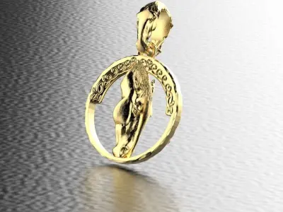 Horse Pendant 3d model for 3d printing  3D print model