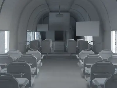 watercraft thailand ferry boat 3D model