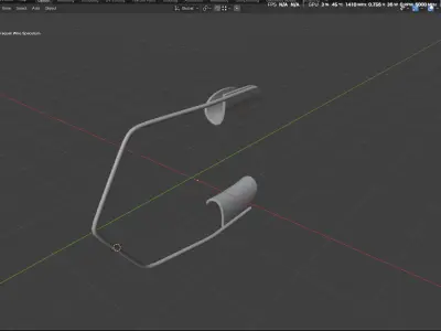 Barraquer Wire Speculum 3D model