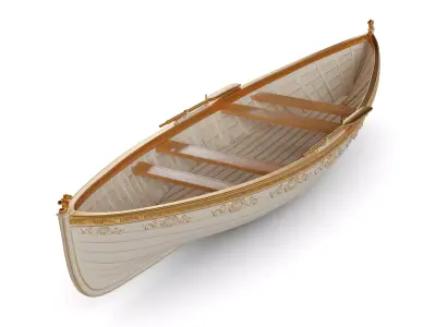 Rowboat 3D model by Rustamovich from CGTrader