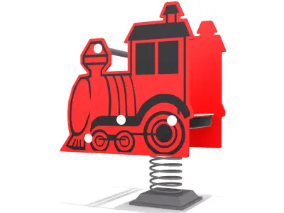 Playground - Train Rider Low-poly 3D model