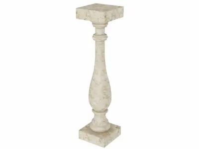 Column marble base 3D model
