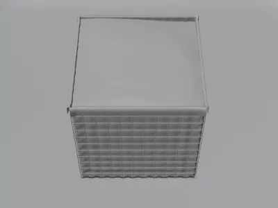 Hesco Bastion Sand Wall Barrier 3D model