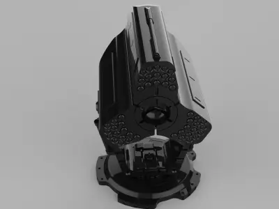 Mech device laser  3D model