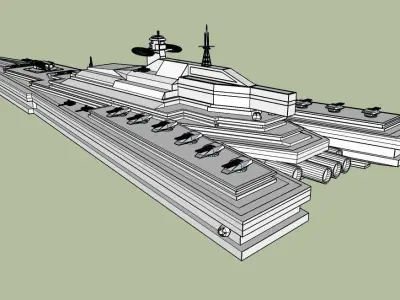 Angular - destroyer class Free 3D model