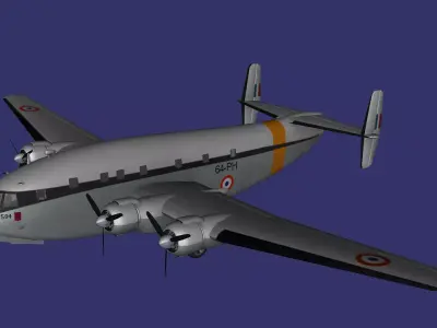 Breguet 761 Free low-poly 3D model