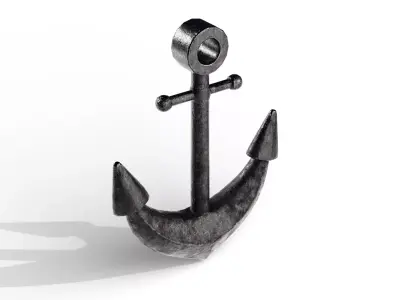 Anchor Low-poly 3D model purchase