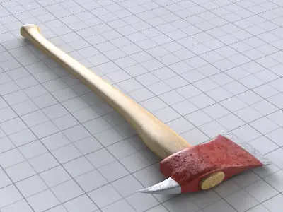 fireman axe 3D model