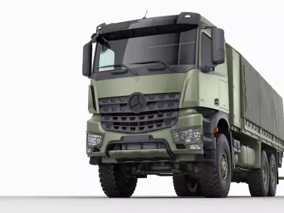 Mercedes Arocs Military 6X6 3D model