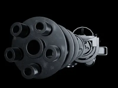 Vulcan gun Free low-poly 3D model