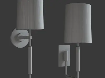 2 clout sconce 3D Model Pack