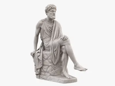 Seated Jew 3D model