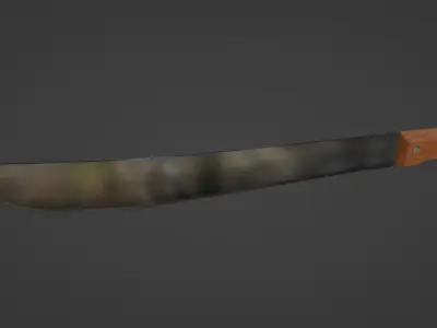 Machete 18 Inch Free low-poly 3D model