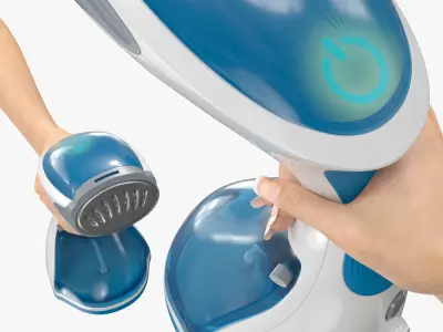  Handheld Garment Steamer in Hand 