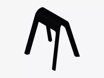 Stool - Worksmart Low-poly 3D model