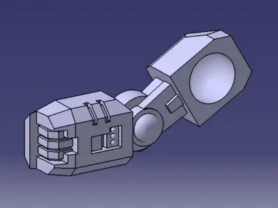 SPACE COMMUNIST XV ARM 3D print model