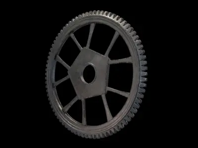 gearwheel0002 gear wheel Low-poly 3D model