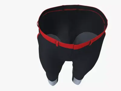 Riding Pant Low-poly 3D model