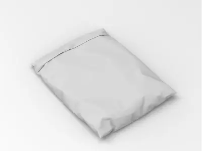 3d Mailing Bag Package 3D model Low-poly 3D model Low-poly 3D model