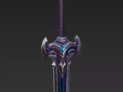 Wolf-Fantasy Sword 3D Models Collection-Stylized Weapons 3D model