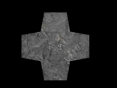 Realistic Temple pillar Free low-poly 3D model